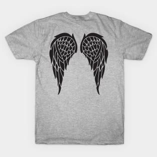 Supernatural Castiel Wings with tie T-Shirt